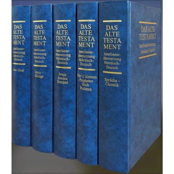 Interlinearübersetzung AT hebräisch-deutsch - Paket