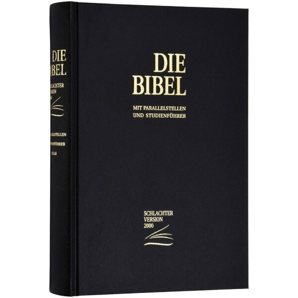 Schlachter 2000 Bibel, Standardausgabe, schwarz, Hardcover