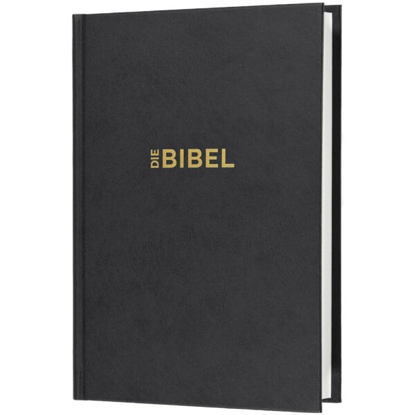 Schlachter 2000 Bibel, Taschenausgabe, schwarz, Hardcover
