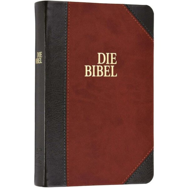 Schlachter 2000 Bibel, Taschenausgabe, grau/braun