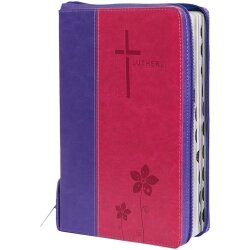 Luther21 Bibel - Standardausgabe - Kunstleder Lila/Pink