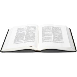Schlachter 2000 Bibel - Schreibrandausgabe, Echtleder - Goldschnitt