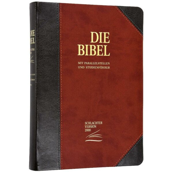 Schlachter 2000 Bibel Standardausgabe - Softcover, grau/braun