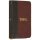 Schlachter 2000 Bibel Miniaturausgabe - Softcover, grau/braun, Goldschnitt, Reißverschluss