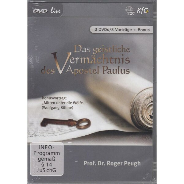 Das geistliche Vermächtnis des Apostel Paulus - Roger Peugh - DVD