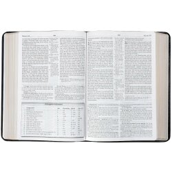 MacArthur Studienbibel, Schlachter 2000 Bibel, Rindleder, Goldschnitt, Schutzklappen
