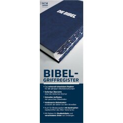 Bibel-Griffregister blau - mit Apokryphen