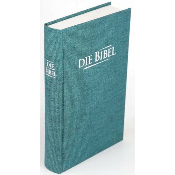 Elberfelder Bibel 2003, Taschenausgabe, Hardcover, Leinen, Petrol