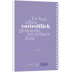 Stille Zeit mit Dir - Notizbuch - Motiv "Flieder"