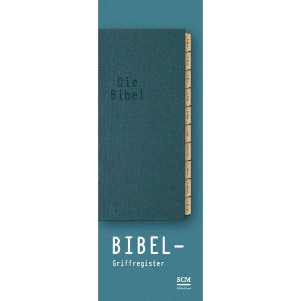 Bibel-Zubehör: Bibel-Griffregister Kraftpapier - R. Brockhaus - Orientierungshilfe