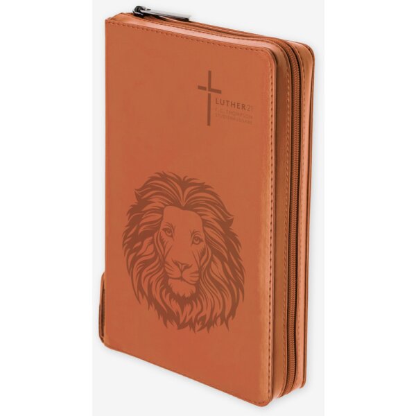 Luther21 Bibel - F.C. Thompson Studienausgabe - Jugendausgabe - Kunstleder löwenbraun