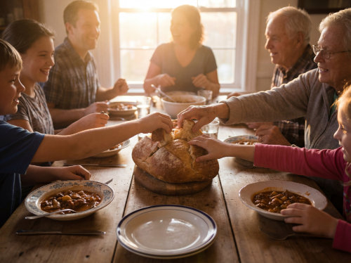 Das Haus gemeinsam bauen